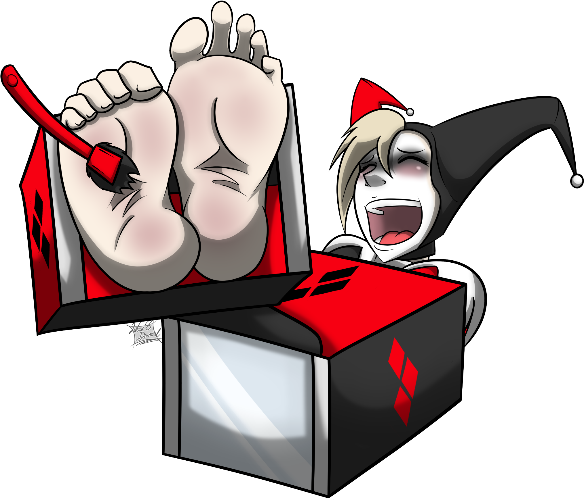 Harley In Half {commission} By Azure-arts - Harley-davidson (2259x2055)