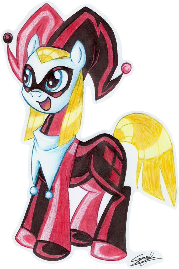 My Little Harley Quinn By Mileenakoopa - Mane (749x1067)