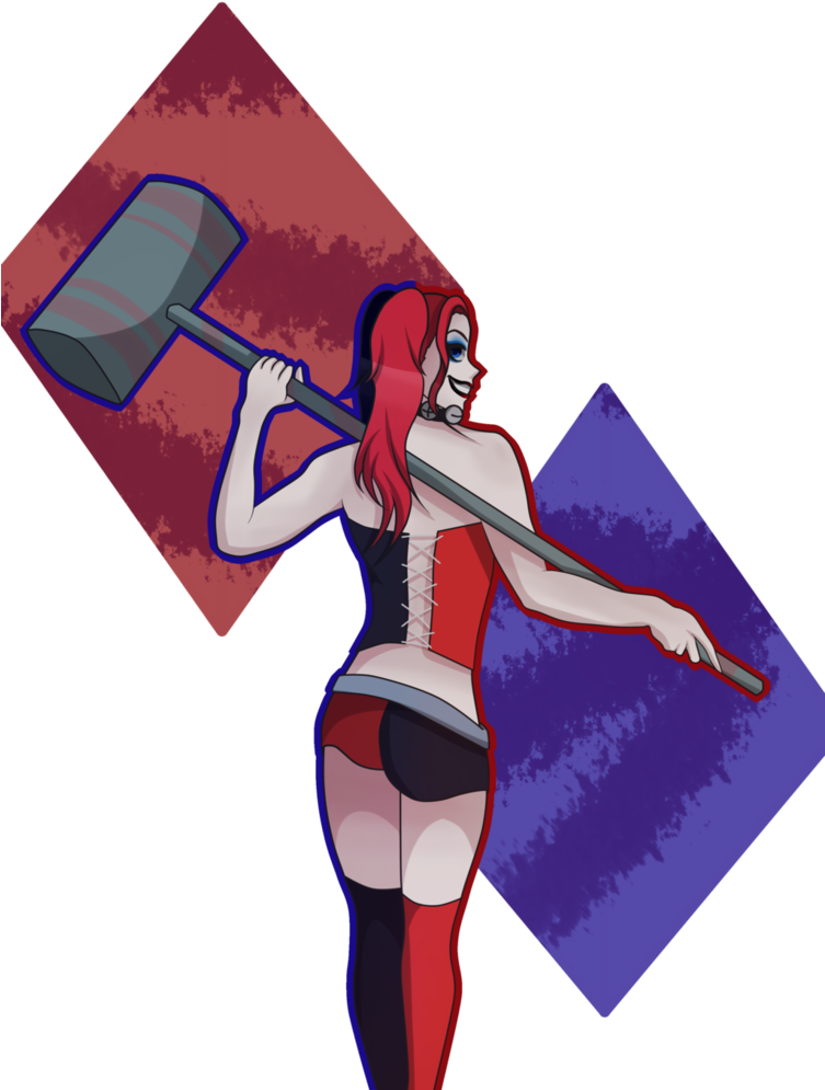 Harley Quinn By Cryinglilbitcharmin - Illustration (752x1063)