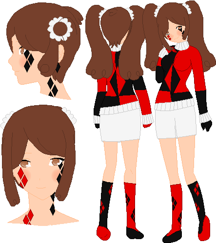 Harley Quinn Style By Rinxlenfan4ever - Mabel Pines As Harley Quinn (485x505)