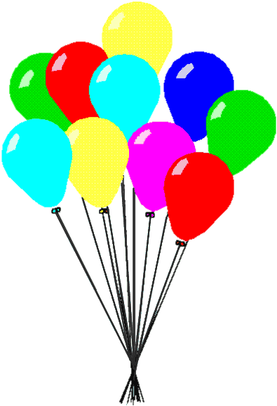 Celebration 20clipart - Happy Belated Birthday Nina (407x598)