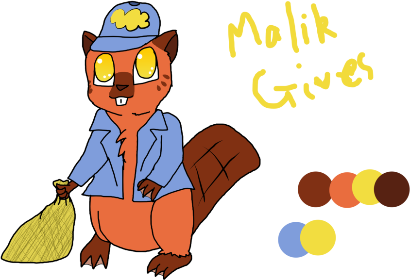 Generous Beaver By Thedragon-empress - Cartoon (1024x724)