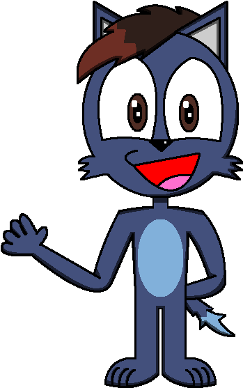 Walter The Blue Wolf By Tvideshow - Cartoon (800x600)