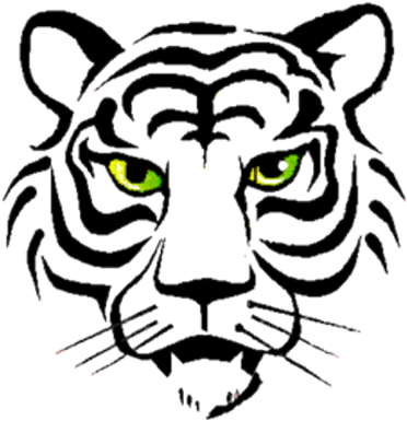 Coolest Black And White Tiger Pictures Tiger Face Roblox - Тигр Смайлик (420x420)