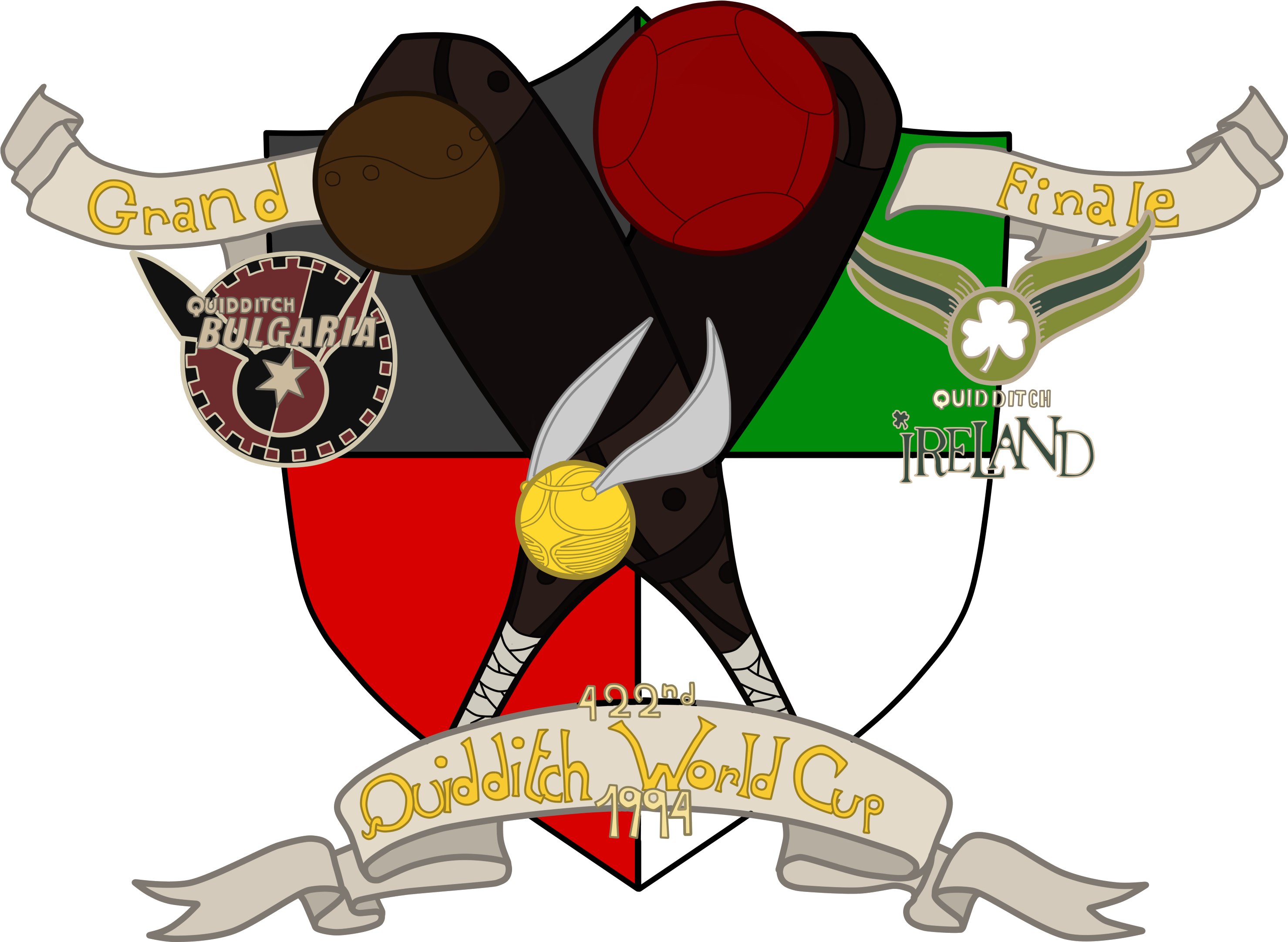 William-gold 10 0 Quidditch World Cup By Slynia - Iqa World Cup (2985x2428)