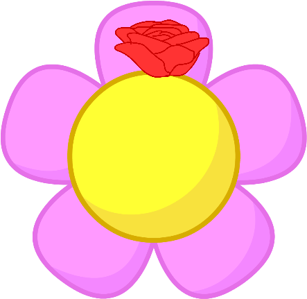 Hawaii Flower Body - Battle For Dream Island Flower (442x443)