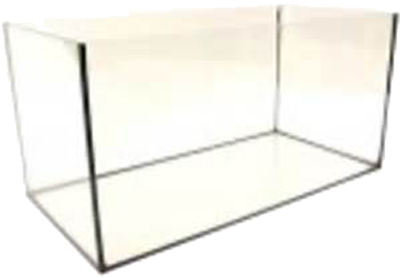 Aquarium Met Zwarte Kit 40x25x25 Cm - Coffee Table (400x326)