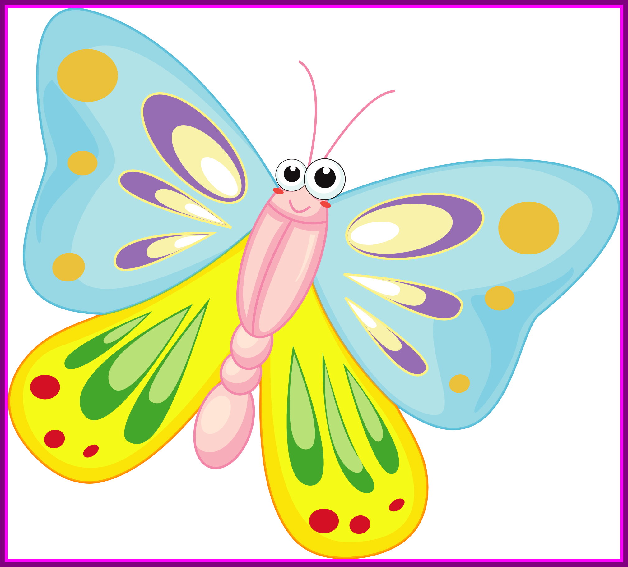 Stunning Clip Art Cartoon Butterfly Clipartist Net - Butterfly Cartoon (2019x1825)