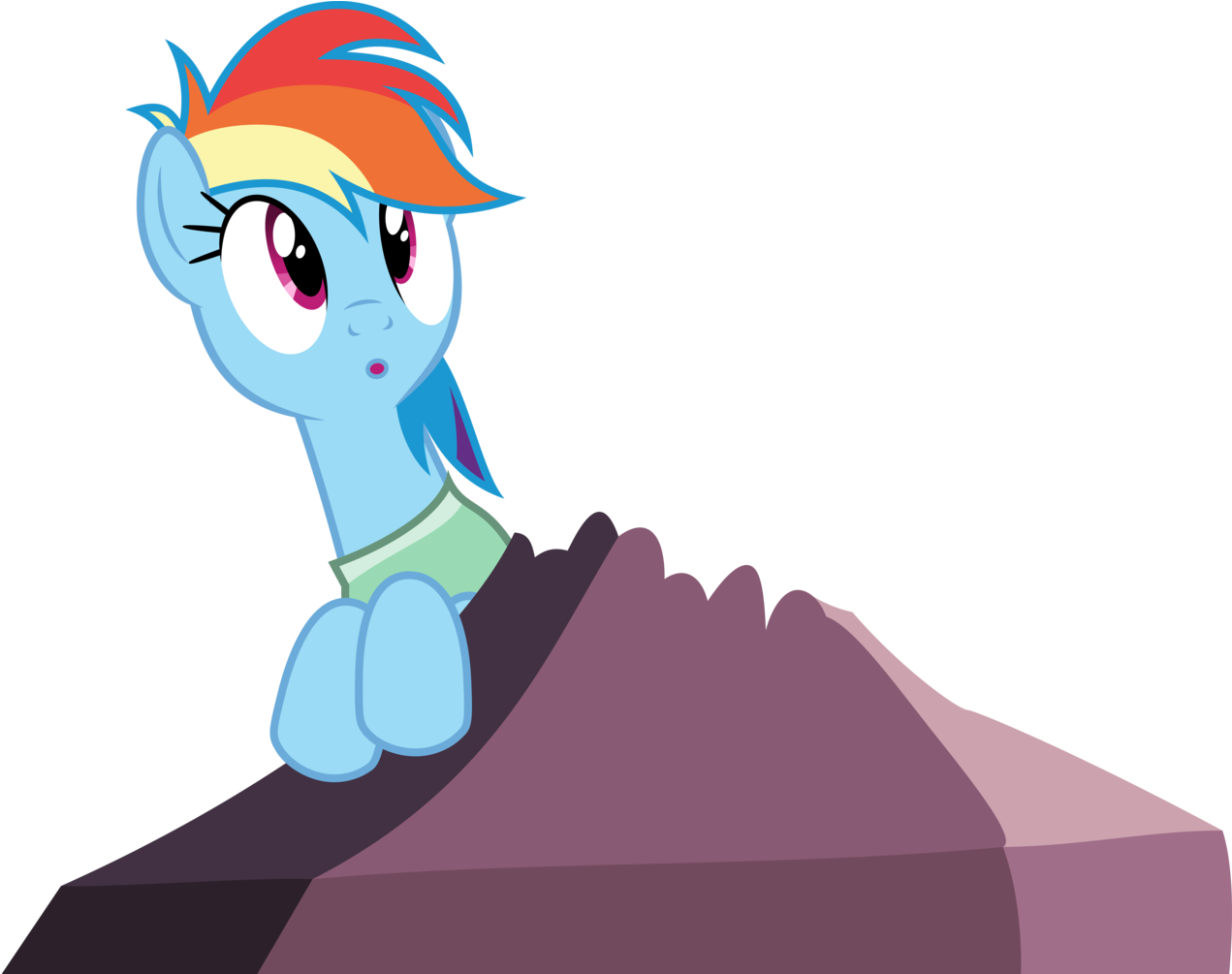 Dashiesparkle, Hospital Gown, Rainbow Dash, Read It - Rainbow Dash (1280x1004)