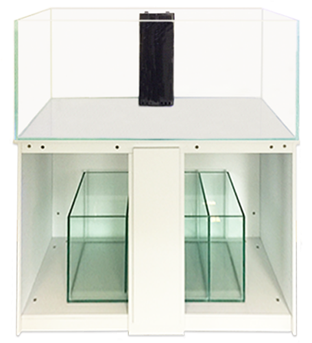 350l Amp 460l Ultra Clear Glass Marine Aquarium - Shelf (500x500)