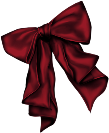 Clip Art - Burgundy Bow Clipart (423x500)