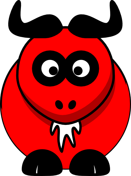 This Free Clip Arts Design Of Red Ox - Red Ox (444x596)