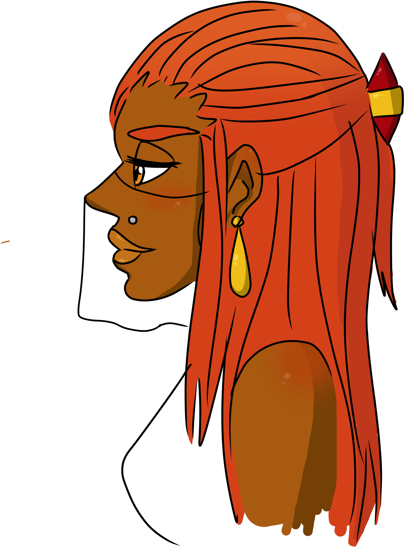 Gerudo Scimitars - Cartoon (1544x2006)