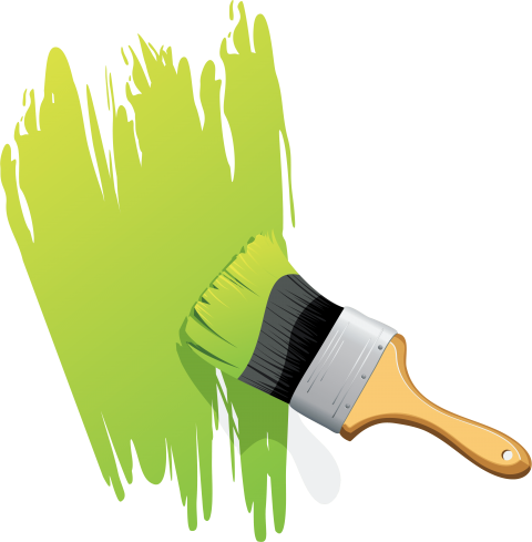 Free Png Paint Brush Png Images Transparent - Transparent Background Paint Brush Clipart (480x489)