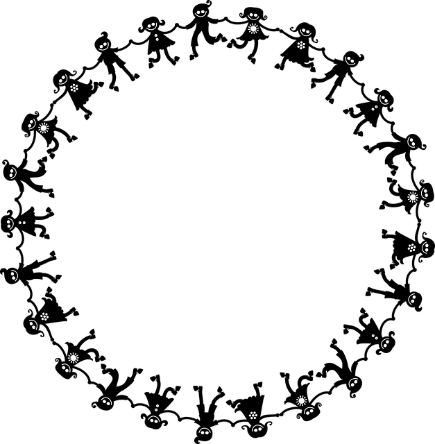 Children, Kids, Boys, Girls, Males, Females, Persons - Holding Hands Around The Equator Flask (627x640)
