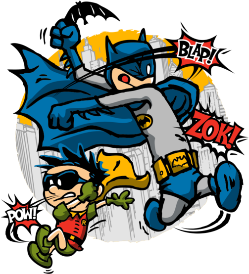 Batman And Robin - T-shirt (630x630)