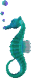 Seahorse Clipart Aqua - Under The Sea Animated Gifs (300x400)