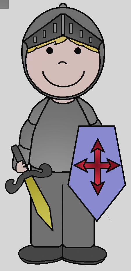 Fairytale Clip Art Clipart 2 Fairytale Clipart - Fairy Tale Characters Knight (451x927)