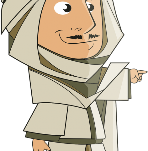 Arabian Clipart Cartoon - Hombre Del Desierto Png (640x480)