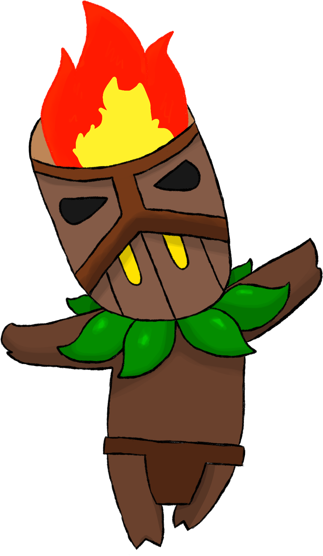 The Tiki Pokemon By Sauriogagarin - Illustration (2500x2500)