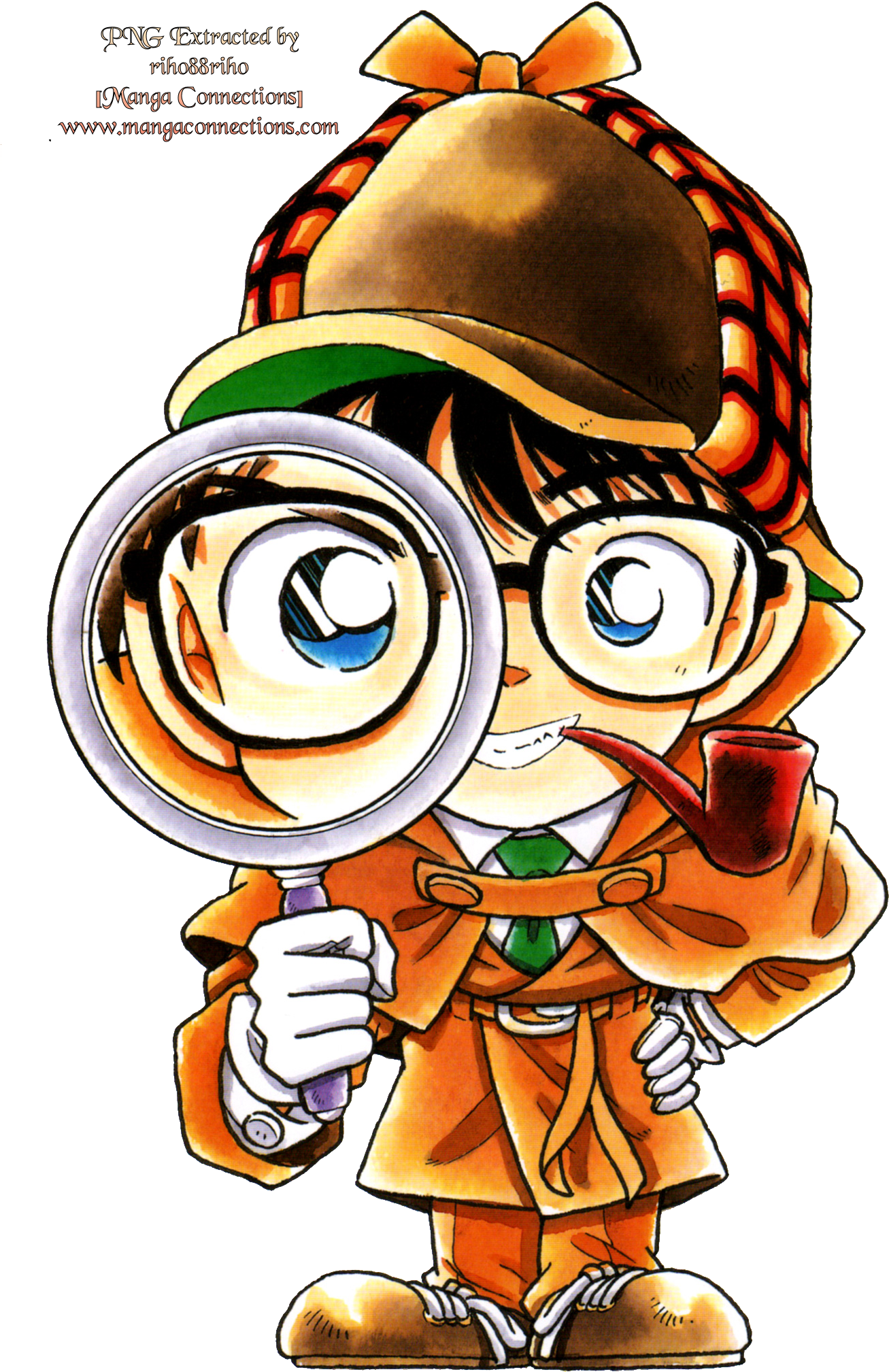 Detective Conan With Magnifying Glass (1454x2100)