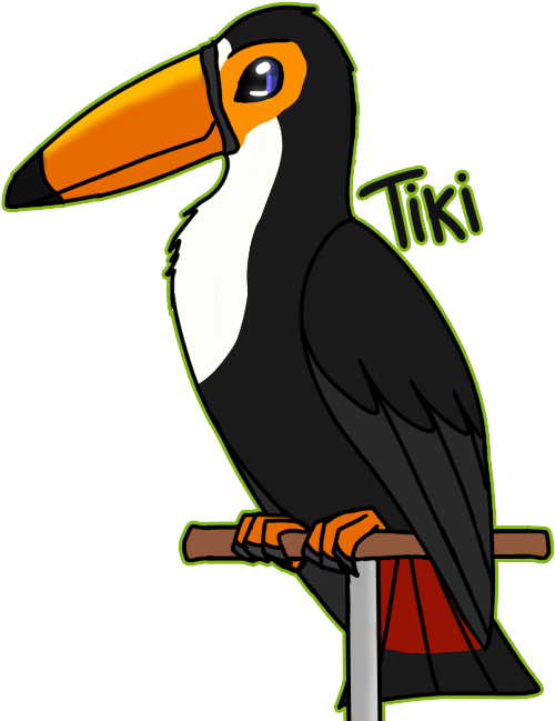 Tiki-tuki By Aretimes - Toucan (518x660)