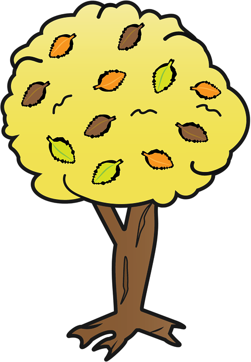Fall Trees Clipart 17, Buy Clip Art - Yellow Tree Clip Art (499x720)