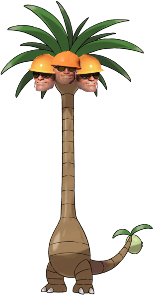 Alola Engineer - Dragon Palm Tree (680x628)