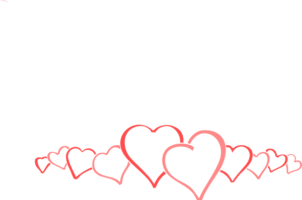 Hearts Clip Art At Clker Com Vector Clip Art Online - Happy Valentine Day Friendship (600x398)
