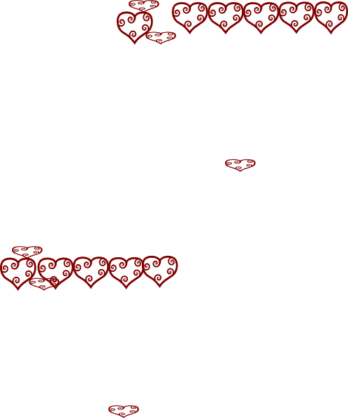 Free Valentine Hearts Clipart, 5 Pages Of Public Domain - Clip Art (498x598)