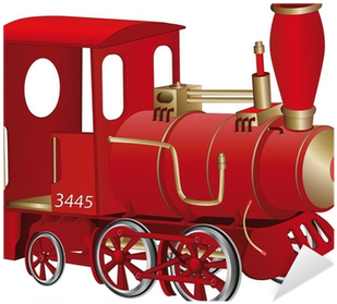 Children's Toy Red Steam Locomotive Sticker • Pixers® - Steam Locomotive (400x400)