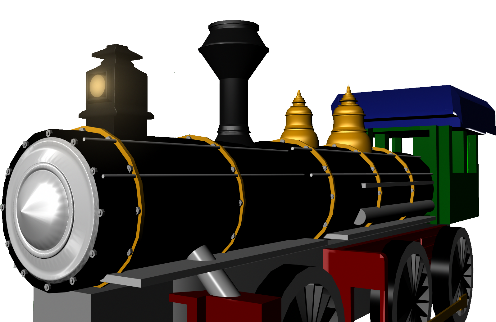 3d Train Engine - Railroad Car (1597x1037)