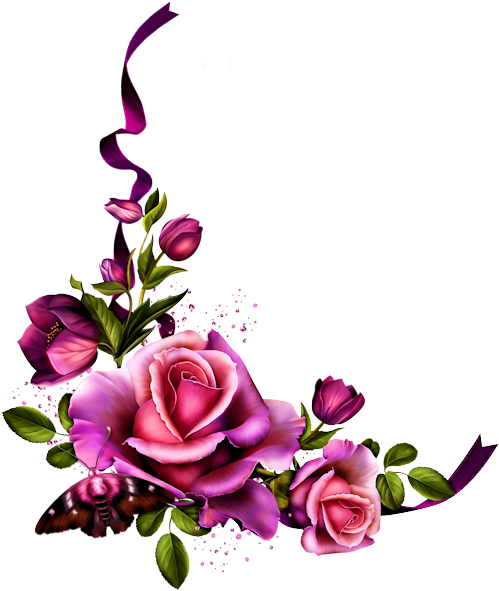 Rose - Happy Birthday Lovely Friend (509x600)