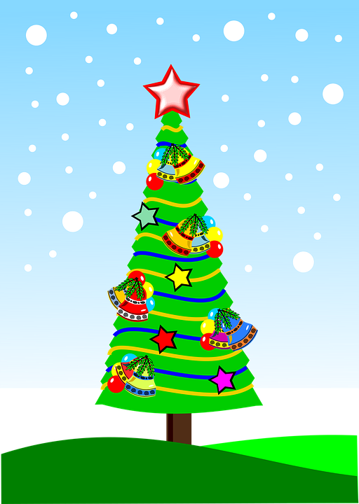 Christmas Tree Cartoon Images 25, Buy Clip Art - Merry Christmas And Christmas Tree (512x720)