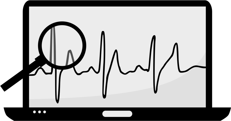 Laptop Computer Repair Vector Clipart - Laptop Clipart Black And White (1000x647)