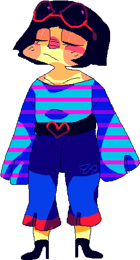 Disco Frisk By Afroclown - Illustration (334x554)
