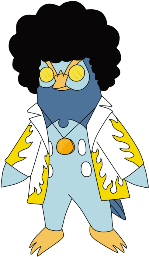 Silvester The Disco Penguin By Pichisi - Cartoon (894x894)