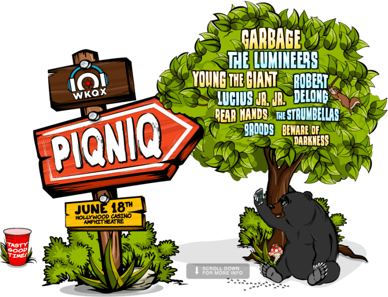 Garbage To Headline Piqniq - Cartoon (977x683)