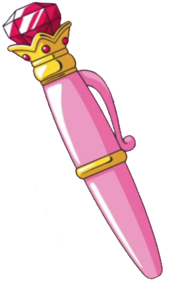 Silver Moon Crystal Power Kiss - Sailor Moon Transformation Pen (394x624)