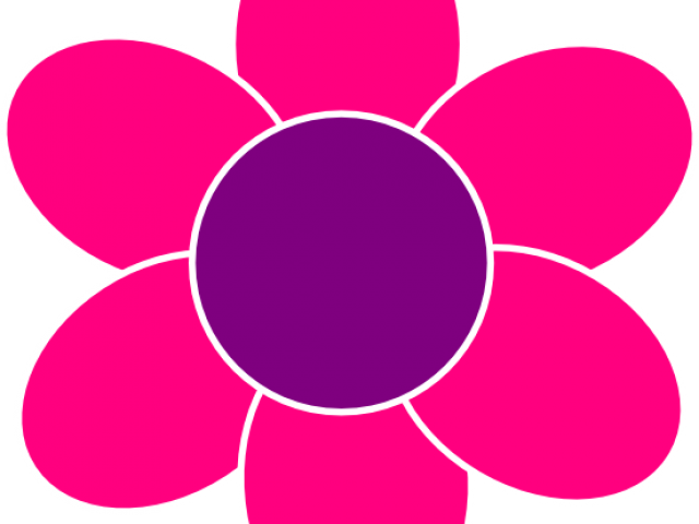 Pink Flower Clipart - Rose Gold Clock (640x480)