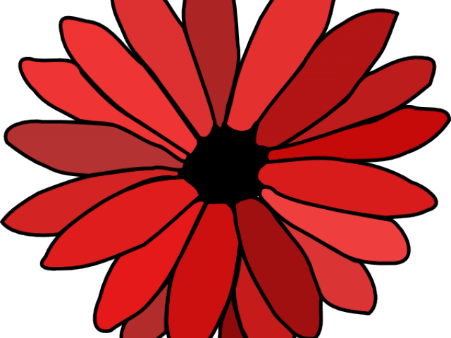Red Flower Clipart 70 Flower - Clip Art Flower (640x480)