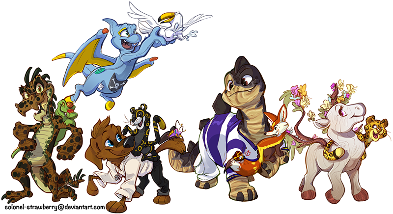 Artworkmy Neopets Family - Colonel (800x436)