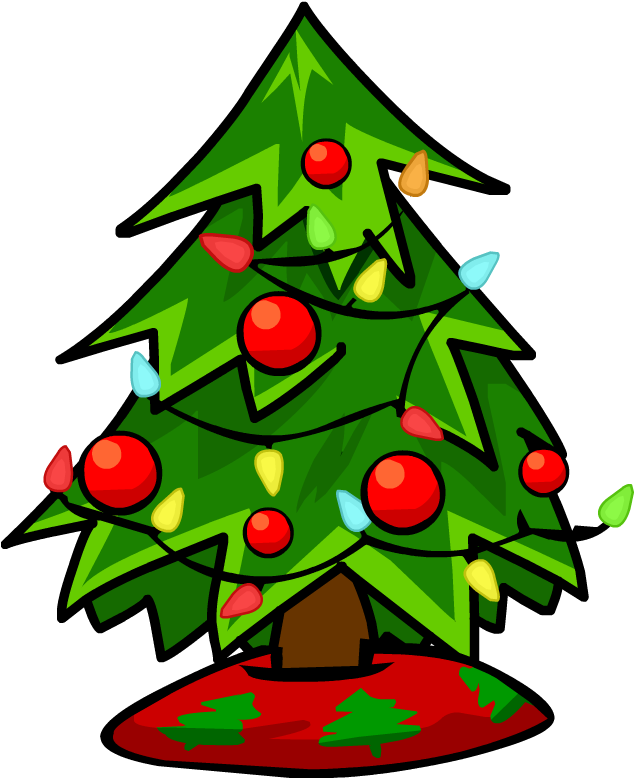 Hola Pinguinos, Hace Tiempo Les Prometi Recortes Pero - Club Penguin En Navidad (643x777)