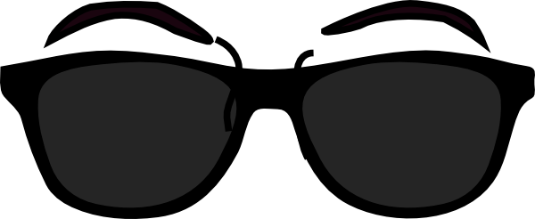 Glasses Clip Art At Clker - Shadow (600x246)