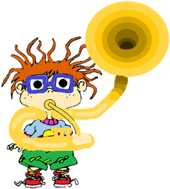 Chuckie Finster's Trumpet By Kimi-finster - Carlitos De Los Rugrats (432x487)