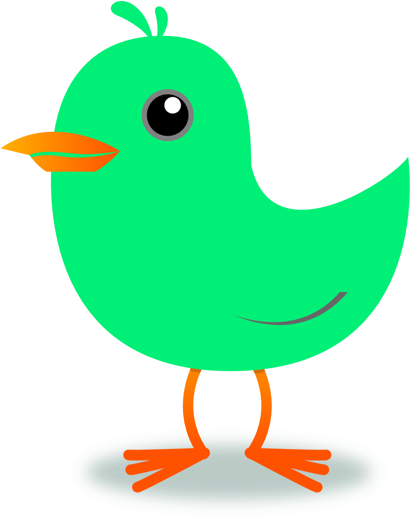 Spring Birds Clipart - 2 Little Dicky Birds Clipart (1111x1101)