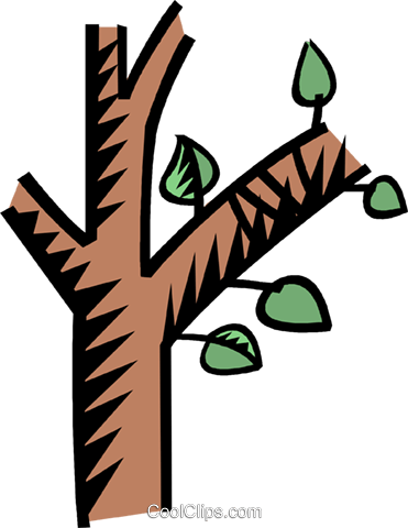 Rama De Árbol Libres De Derechos Ilustraciones De Vectores - Galho De Arvore Png (371x480)