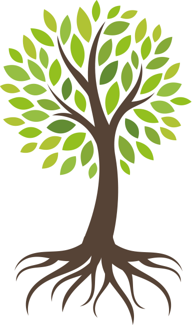 Oxyjet - Wall Sticker Green Floral Trees (four Pack) (384x651)