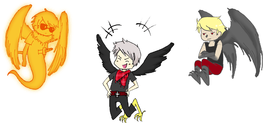 Birds Of A Feather By Yoni-mieru - Cartoon (1000x519)