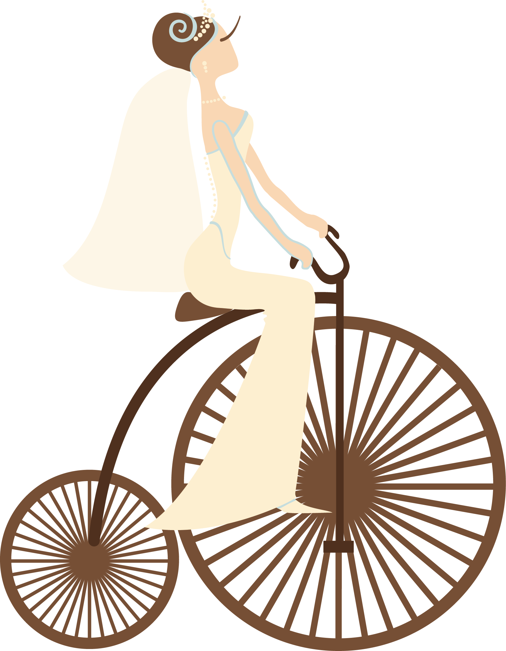 Bicycle Wheel Drawing - Vintage Bicycle Silhouette (1768x2272)